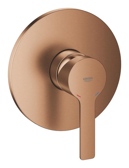 Grohe Lineare Einhand-Brausebatterie 24063, Fertigmontageset für Rapido SmartBox (warm sunset gebürstet)