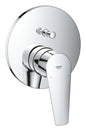 Grohe BauEdge Einhand-Wannenbatterie 24162, Fertigmontageset für Rapido SmartBox (chrom)