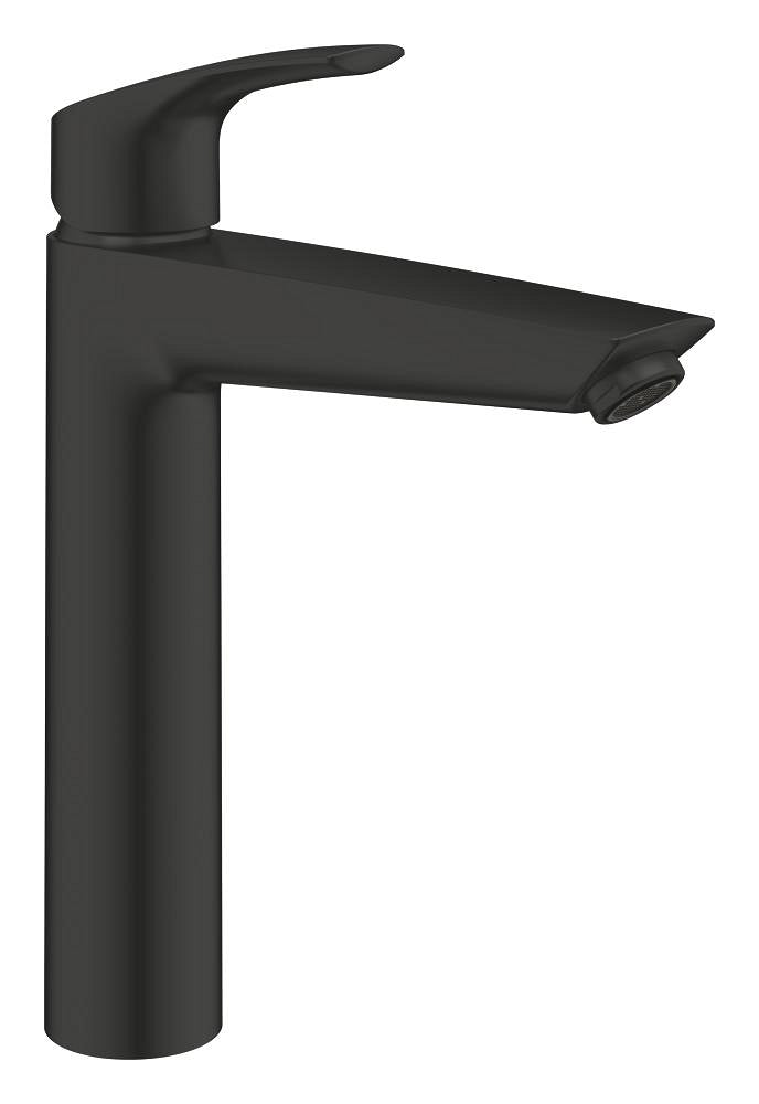 Grohe Eurosmart Einhand-Waschtischbatterie 24164, XL-Size, Mittelstellung kalt, für freistehende Waschschüsseln (matt black)
