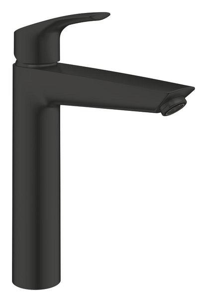Grohe Eurosmart Einhand-Waschtischbatterie 24164, XL-Size, Mittelstellung kalt, für freistehende Waschschüsseln (matt black)
