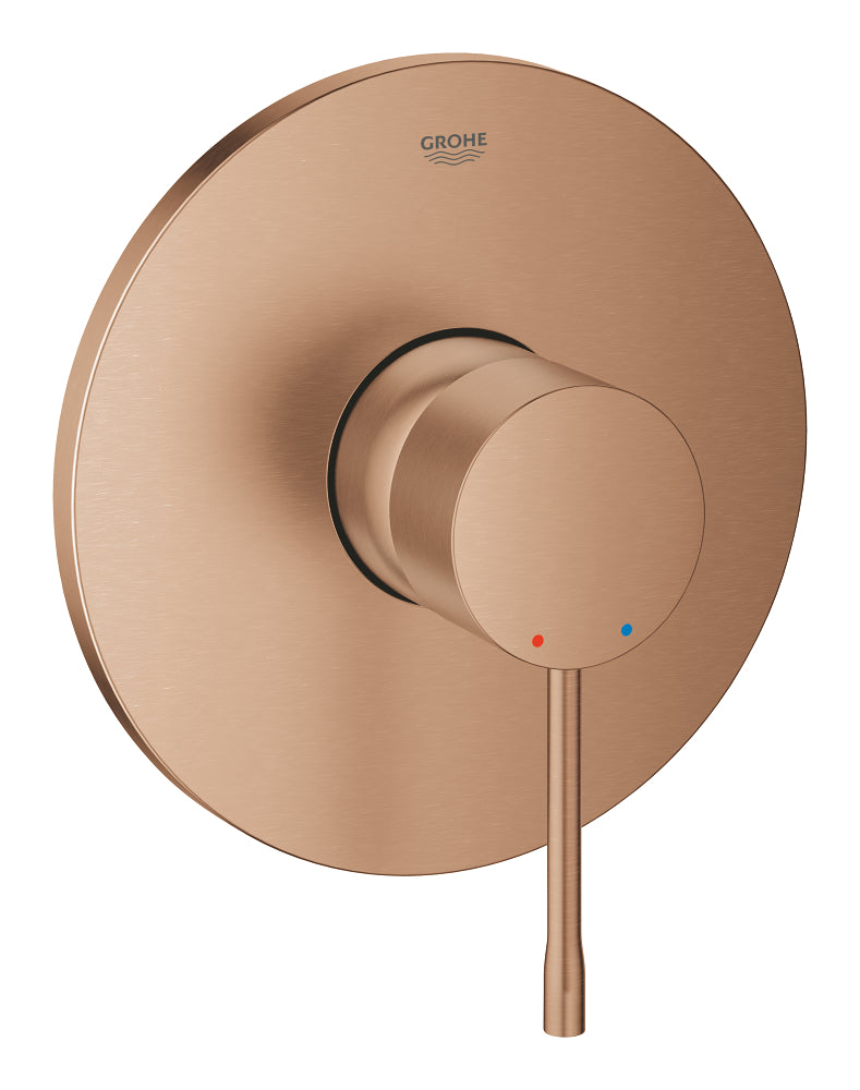 Grohe Essence Einhand-Brausebatterie 24168, Fertigmontageset für Rapido SmartBox (warm sunset gebürstet)