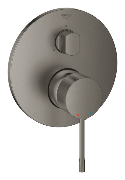 Grohe Essence Einhandbatterie 24169 mit 3-Wege Umstellung, Fertigmontageset für Rapido SmartBox (hard graphite gebürstet)