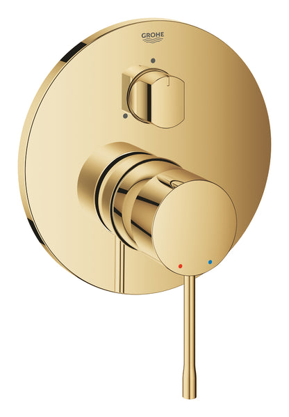 Grohe Essence Einhandbatterie 24169 mit 3-Wege Umstellung, Fertigmontageset für Rapido SmartBox (cool sunrise)