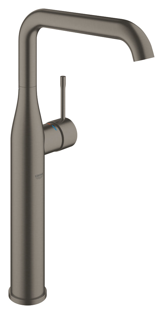 Grohe Essence Einhand-Waschtischbatterie 24170, XL-Size, für freistehende Waschschüsseln (hard graphite gebürstet)