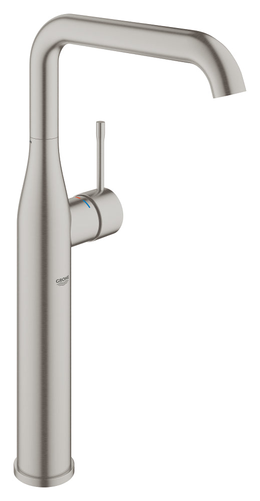Grohe Essence Einhand-Waschtischbatterie 24170, XL-Size, für freistehende Waschschüsseln (supersteel)