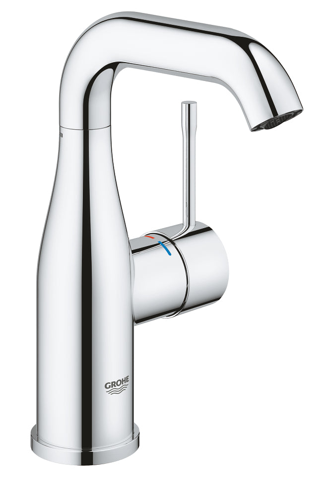 Grohe Essence Einhand-Waschtischbatterie 24176, M-Size, U-Auslauf, glatter Körper (chrom)