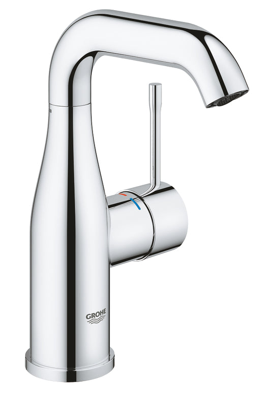 Grohe Essence Einhand-Waschtischbatterie 24176, M-Size, U-Auslauf, glatter Körper (chrom)