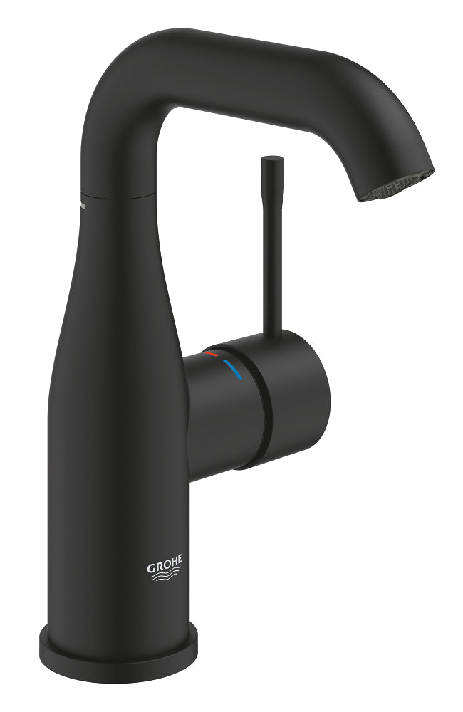Grohe Essence Einhand-Waschtischbatterie 24176, M-Size, glatter Körper (phantom black)