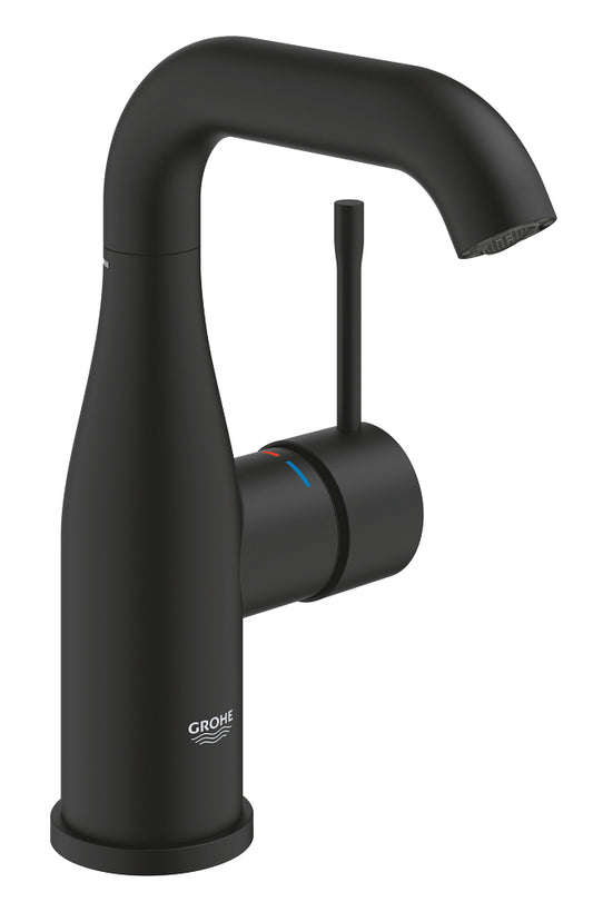 Grohe Essence Einhand-Waschtischbatterie 24176, M-Size, glatter Körper (phantom black)