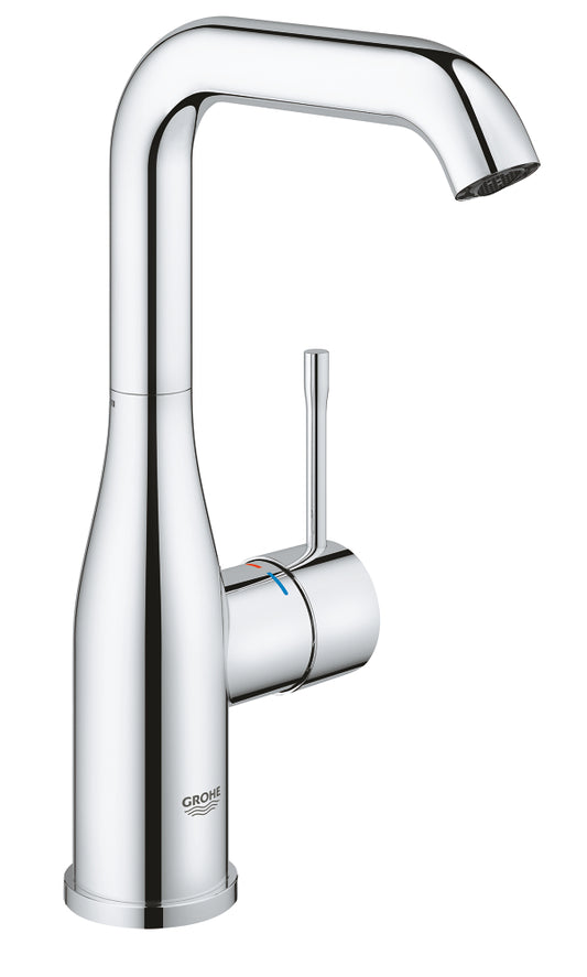 Grohe Essence Einhand-Waschtischbatterie 24177, L-Size, U-Auslauf, glatter Körper (chrom)