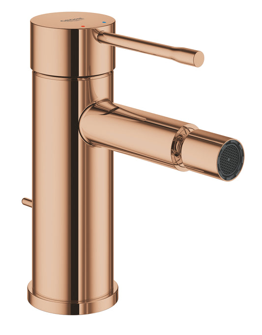 Grohe Essence Einhand-Bidetbatterie 24178 mit Zugstangen-Ablaufgarnitur (warm sunset)