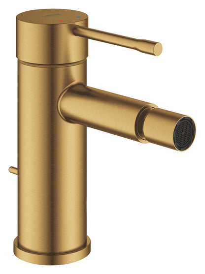 Grohe Essence Einhand-Bidetbatterie 24178 mit Zugstangen-Ablaufgarnitur (cool sunrise gebürstet)