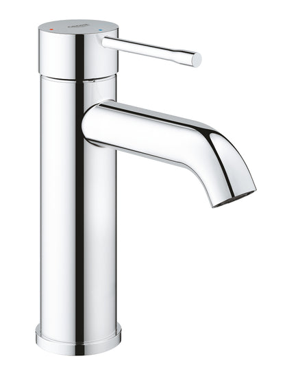 Grohe Essence Einhand-Waschtischbatterie 24179, S-Size, Mittelstellung kalt, mit Push-open Ablaufgarnitur (chrom)