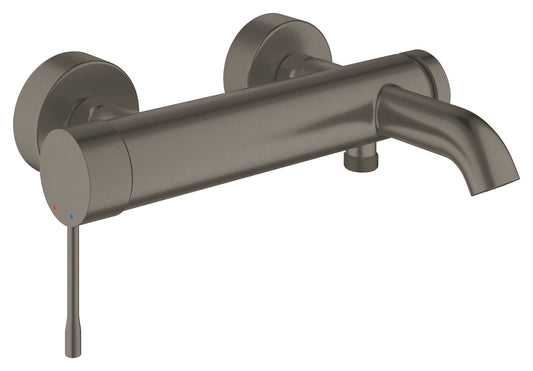 Grohe Essence Einhand-Wannenbatterie 25250, Wandmontage (hard graphite gebürstet)