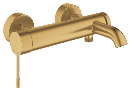 Grohe Essence Einhand-Wannenbatterie 25250, Wandmontage (cool sunrise gebürstet)