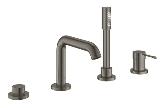 Grohe Essence 4-Loch Einhand-Wannenkombination 25251 (hard graphite gebürstet)