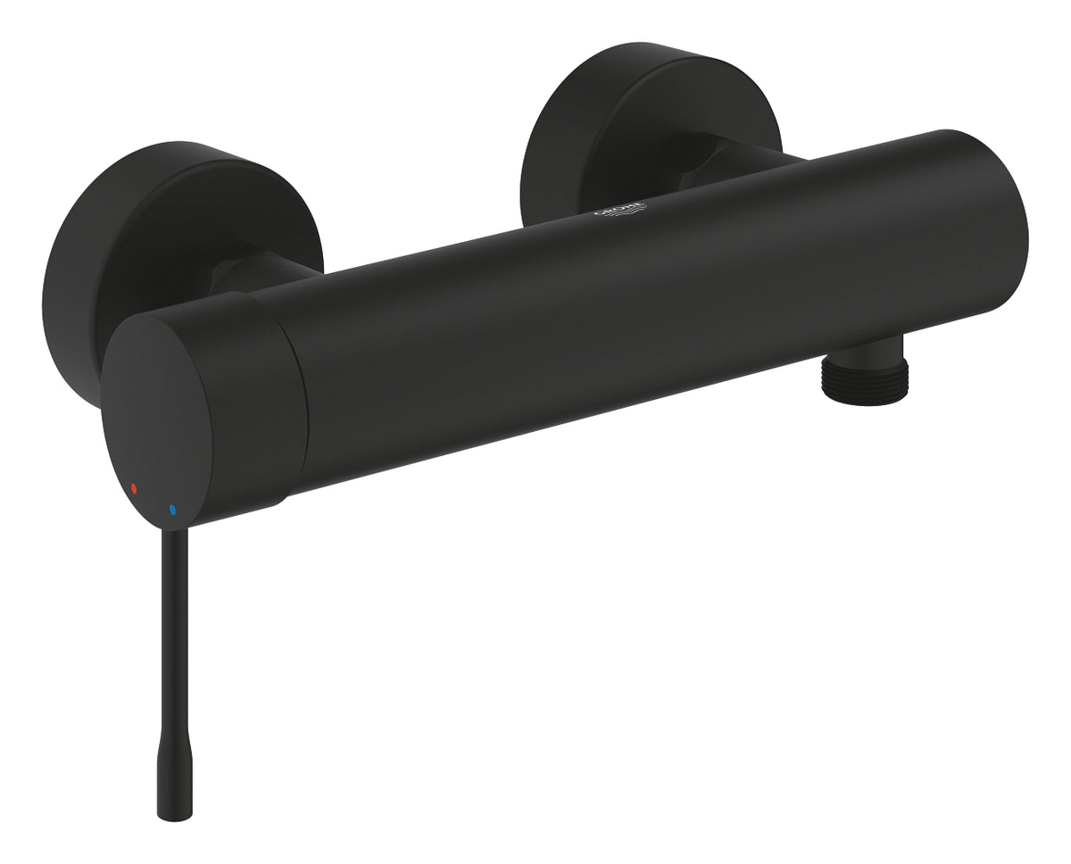 Grohe Essence Einhand-Brausebatterie 25252, Wandmontage, eigensicher (phantom black)