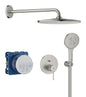 Grohe Essence Duschsystem Unterputz 25287 mit Rainshower Mono 310 (supersteel)