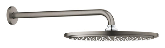Grohe Rainshower Cosmopolitan 310 Kopfbrause-Set 26066, Brausearm 380 mm, 1 Strahlart, 8 l/min (hard graphite gebürstet)