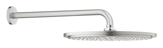 Grohe Rainshower Cosmopolitan 310 Kopfbrause-Set 26066, Brausearm 380 mm, 1 Strahlart, 8 l/min (supersteel)