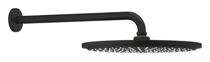 Grohe Rainshower Cosmopolitan 310 Kopfbrause-Set 26066, Brausearm 380 mm, 1 Strahlart, 8 l/min (phantom black)
