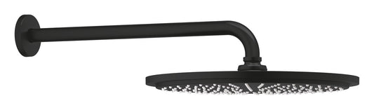 Grohe Rainshower Cosmopolitan 310 Kopfbrause-Set 26066, Brausearm 380 mm, 1 Strahlart, 8 l/min (phantom black)