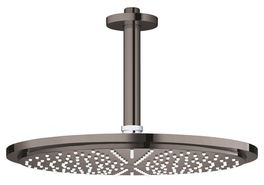 Grohe Rainshower Cosmopolitan 310 Kopfbrause-Set 26067, Deckenauslass 142 mm, 1 Strahlart, 8 l/min (hard graphite)