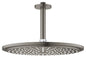 Grohe Rainshower Cosmopolitan 310 Kopfbrause-Set 26067, Deckenauslass 142 mm, 1 Strahlart, 8 l/min (hard graphite gebürstet)