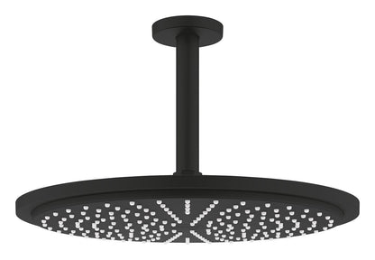 Grohe Rainshower Cosmopolitan 310 Kopfbrause-Set 26067, Deckenauslass 142 mm, 1 Strahlart, 8 l/min (phantom black)