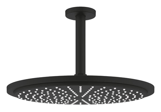 Grohe Rainshower Cosmopolitan 310 Kopfbrause-Set 26067, Deckenauslass 142 mm, 1 Strahlart, 8 l/min (phantom black)