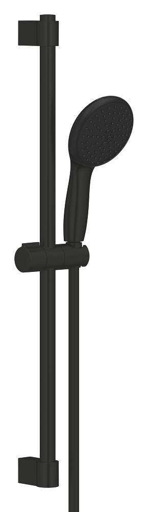 Grohe Tempesta 110 Brausestangenset 26162, 600 mm, 2 Strahlarten, 7,4 l/min (matt black)