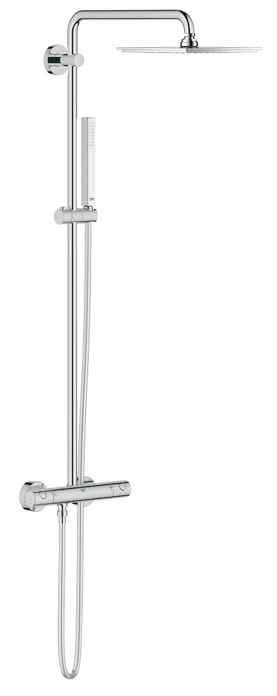 Grohe Euphoria System 230 Duschsystem 26187 mit Thermostatbatterie für die Wandmontage (chrom)