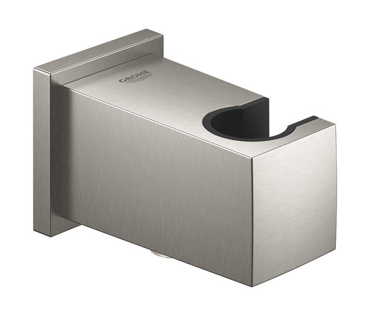 GROHE Euphoria Cube Wandanschlussbogen 26370 mit Brausehalter, 1/2" (supersteel)