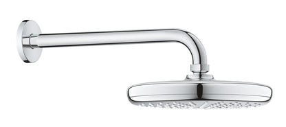 Grohe Tempesta 210 Kopfbrauseset 26411 mit Brausearm 286 mm, 1 Strahlart, 12,5 l/min (chrom)