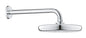 Grohe Tempesta 210 Kopfbrauseset 26411 mit Brausearm 286 mm, 1 Strahlart, 12,5 l/min (chrom)