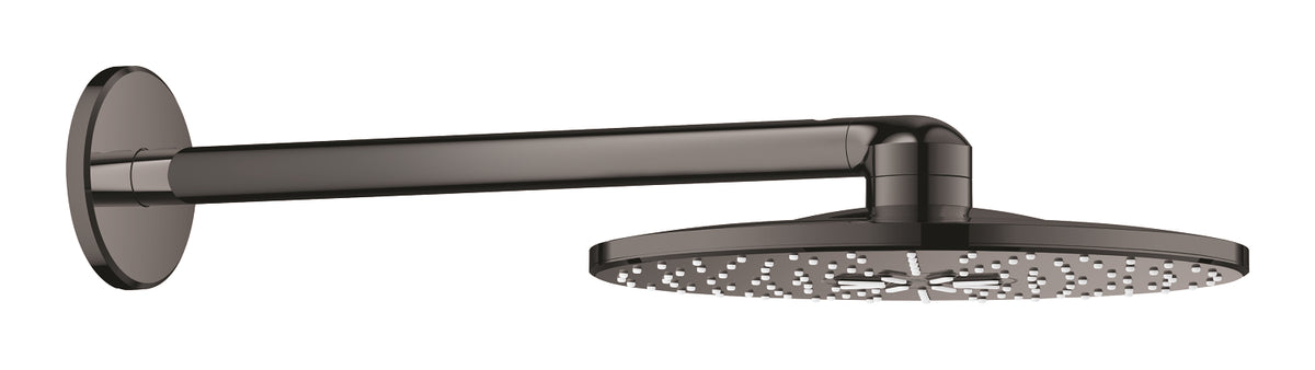 Grohe Rainshower SmartActive 310 Kopfbrause-Set 26475, Brausearm 430 mm, 2 Strahlarten (hard graphite)