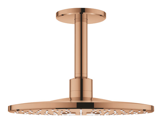 Grohe Rainshower SmartActive 310 Kopfbrause-Set 26477, Deckenauslass 142 mm, 2 Strahlarten (warm sunset)