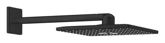 Grohe Rainshower SmartActive 310 Cube Kopfbrause-Set 26479, Brausearm 430 mm, 2 Strahlarten (matt black)