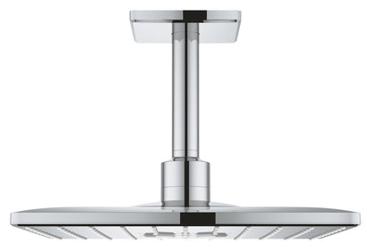 Grohe Rainshower SmartActive 310 Cube Kopfbrause-Set 26481, Deckenauslass 142 mm, 2 Strahlarten (chrom)
