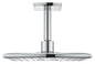 Grohe Rainshower SmartActive 310 Cube Kopfbrause-Set 26481, Deckenauslass 142 mm, 2 Strahlarten (chrom)