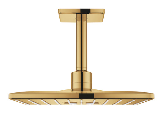 Grohe Rainshower SmartActive 310 Cube Kopfbrause-Set 26481, Deckenauslass 142 mm, 2 Strahlarten (cool sunrise)