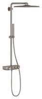 Grohe Euphoria SmartControl System 310 Cube Duo Duschsystem 26508 mit Thermostatbatterie für die Wandmontage (hard graphite gebürstet)