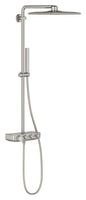 Grohe Euphoria SmartControl System 310 Cube Duo Duschsystem 26508 mit Thermostatbatterie für die Wandmontage (supersteel)