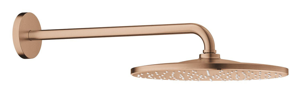 Grohe Rainshower Mono 310 Kopfbrause-Set 26558, Brausearm 422 mm, 1 Strahlart (warm sunset gebürstet)
