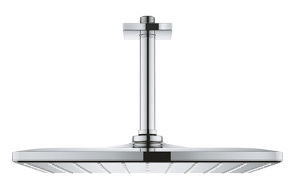 Grohe Rainshower Mono 310 Cube Kopfbrause-Set 26566, Deckenauslass 142 mm, 1 Strahlart, 7,5 l/min (chrom)
