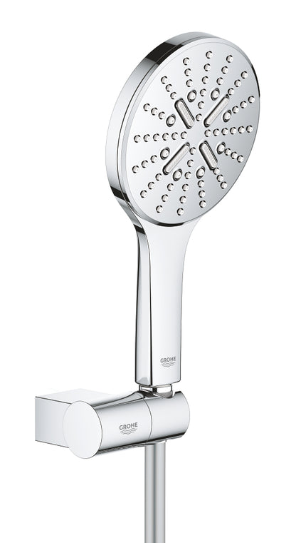 Grohe Rainshower SmartActive 130 Wandhalterset 26580, 3 Strahlarten, 8,5 l/min (chrom)