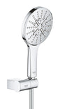 Grohe Rainshower SmartActive 130 Wandhalterset 26580, 3 Strahlarten, 8,5 l/min (chrom)