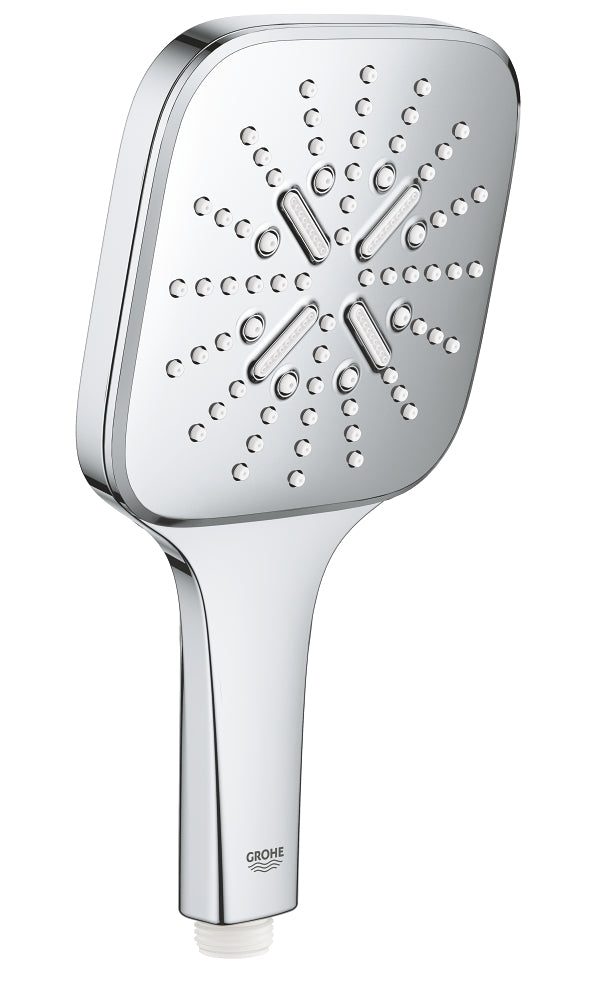 GROHE Rainshower SmartActive 130 Cube Handbrause 26582, 3 Strahlarten, 8,5 l/min (chrom)