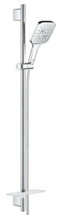 Grohe Rainshower SmartActive 130 Cube Brausestangenset 26587, 900 mm, 3 Strahlarten, 8,5 l/min (chrom)
