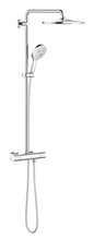 Grohe Rainshower SmartActive 310 Duschsystem 26647 mit Thermostatbatterie und Kopfbrause Rainshower Mono 310 (chrom)